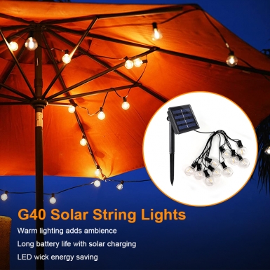 LED户外灯 - HCP078  G40太阳能灯串